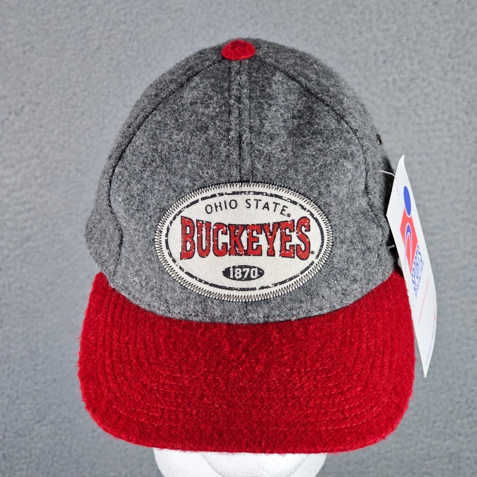 Vintage 90s Ohio State Buckeyes Sports Specialties Script Strapback Hat Cap Wool